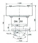Protiexplozivní ventilová pojistka DN 50